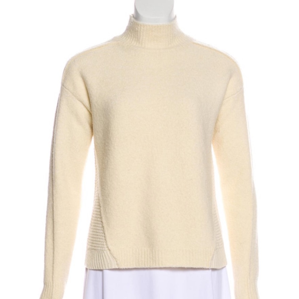 Rebecca Taylor cream mockneck sweater